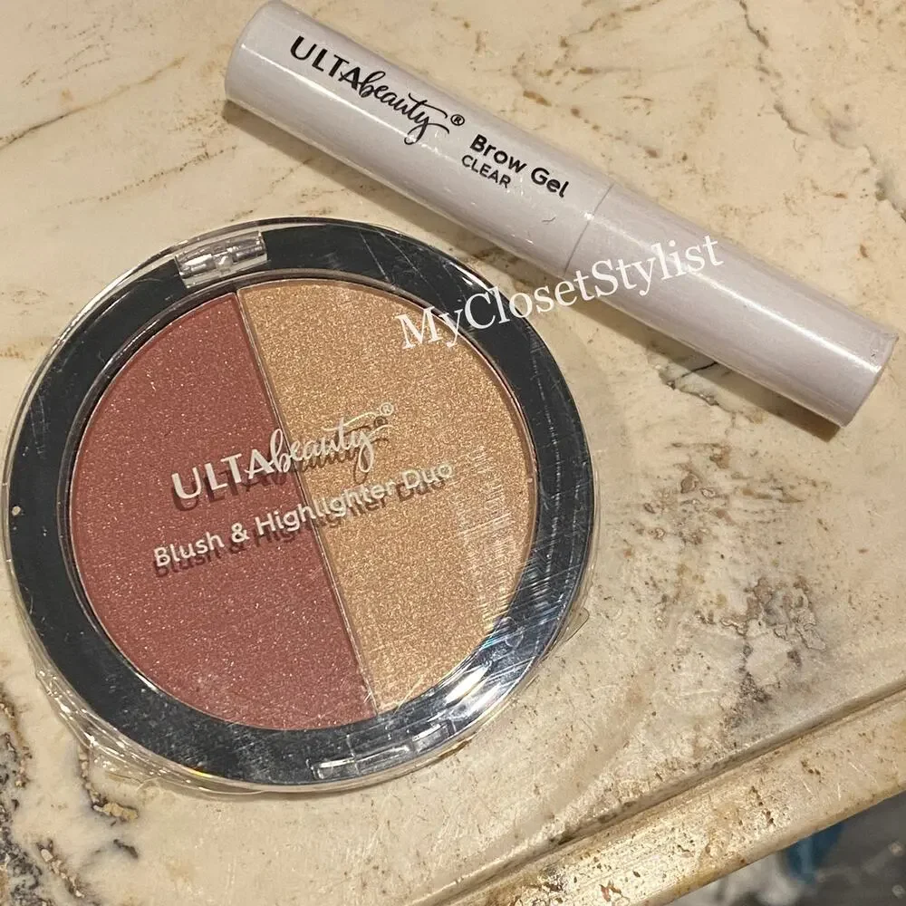 ULTA Beauty Bundle of 2: Blush Highlighter & Brow Gel Makeup NWT SEALED
